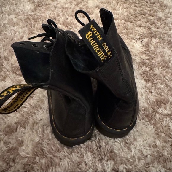 Doc Dr Marten 1460 Pascal Virginia Leather Lace Up Boots - Picture 5 of 6